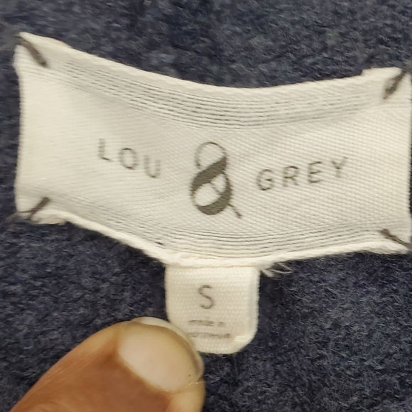 Lou & Grey Sleeveless Racerback Maxi Dress size SM Deep Blue - Picture 4 of 5